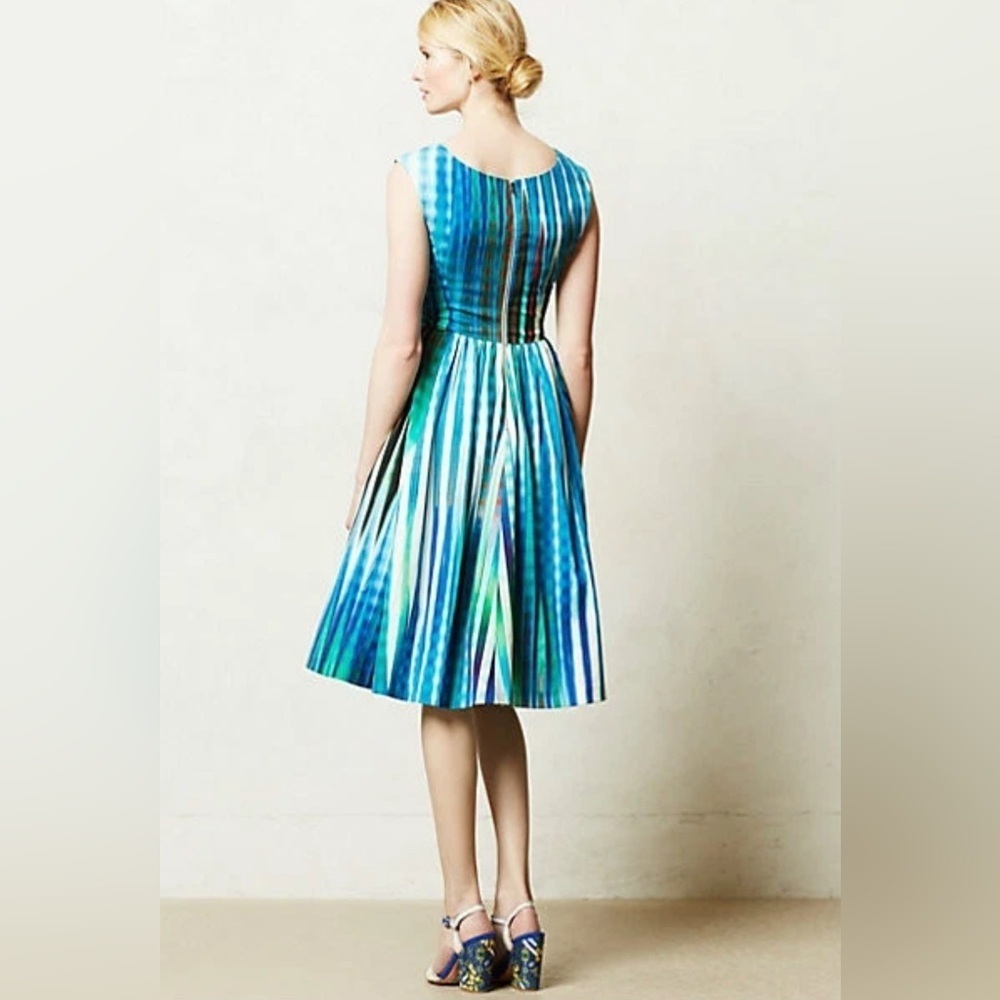 Tracy Reese | Silk blend Dolce Vita Frock fit & flare Women’s size 2 sleeveless - Picture 10 of 10